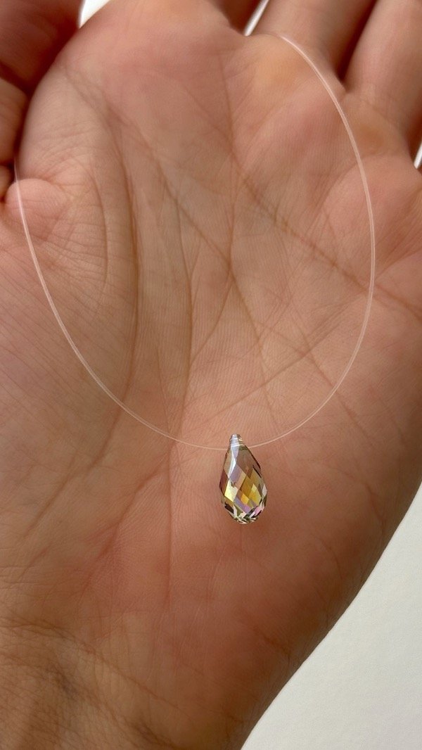 Producto - Tanza dije gota facetada tornazol P925