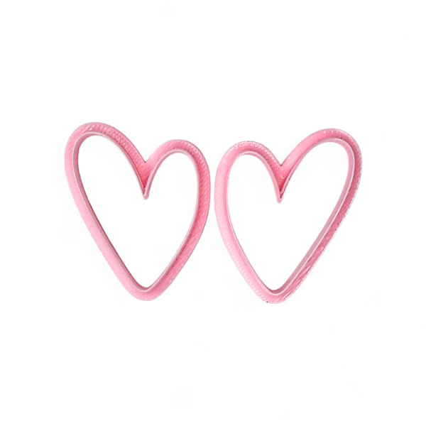 Producto - Cortante corazón chueco 2 partes (3,7cm)