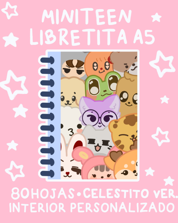 Producto - LIBRETITA A5 MINITEEN