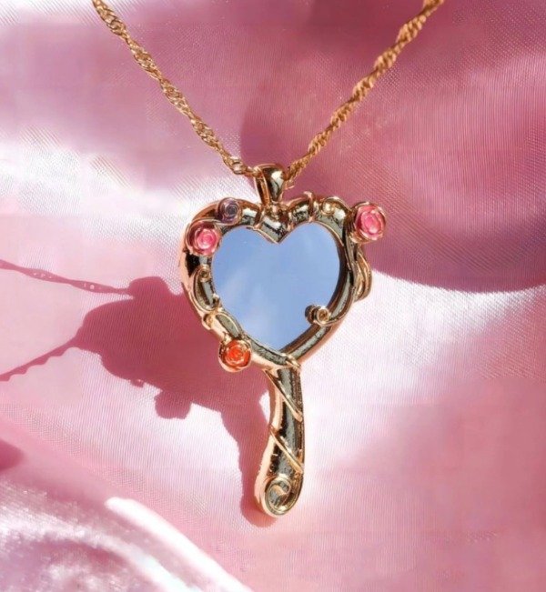 Producto - Collar espejo Barbie y el Castillo de diamantes- enchapado en oro 18k