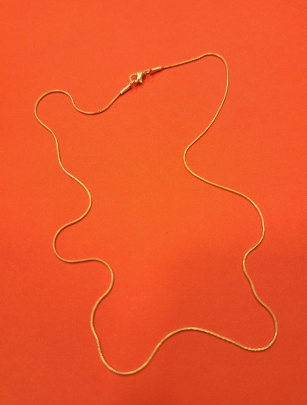 Producto - Cadena Acero Quirurgico blanco CA18 (cola de rata) 50 cm