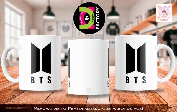 Producto - Taza BTS - TZ-RT-BL-11OZ-257-MUS-BTS