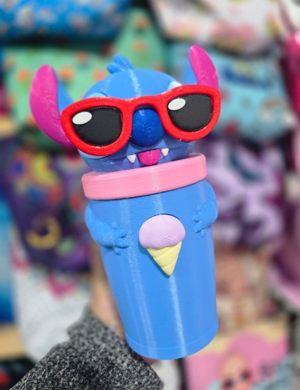 Producto - Vasos 3D Milshake Stitch anteojos