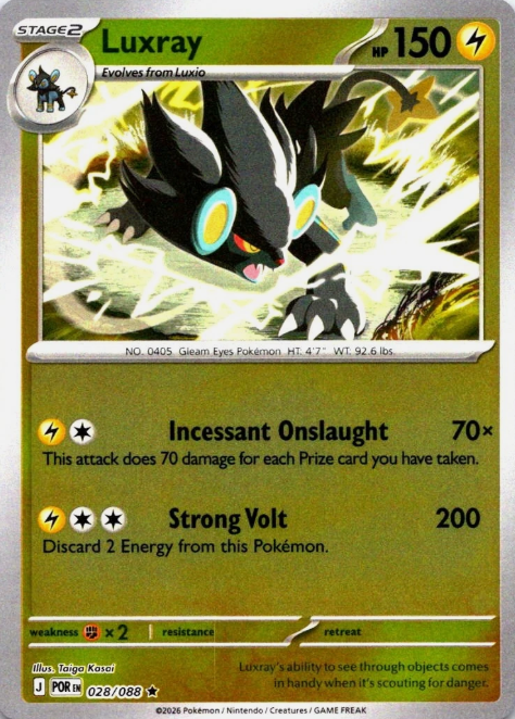 Producto - Luxray 028/088 Reverse Holofoil - Perfect Order