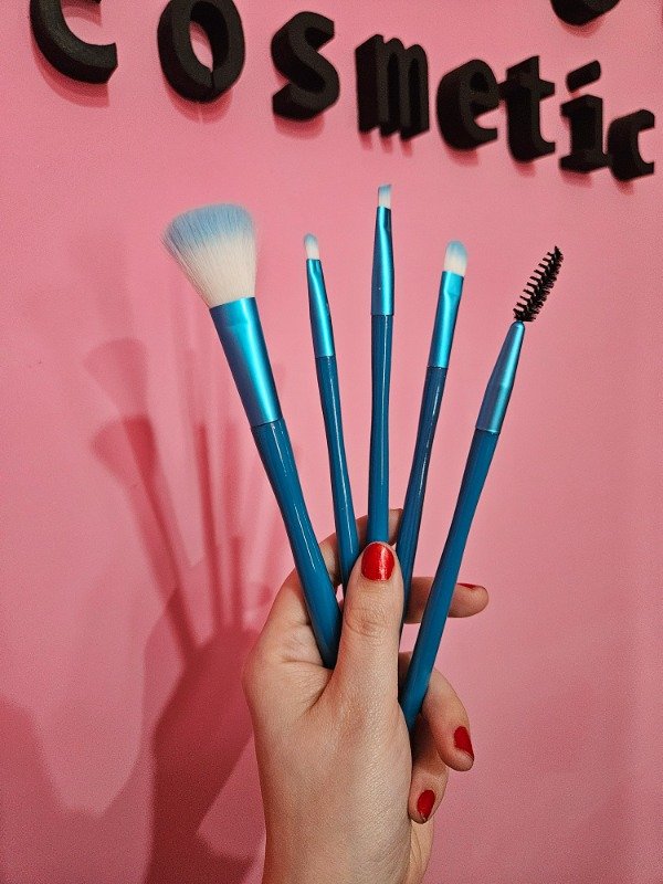 Producto - Set x4 brochas celestes