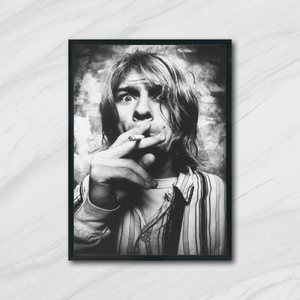 Producto - Cuadro decorativo música Kurt Cobain Nirvana