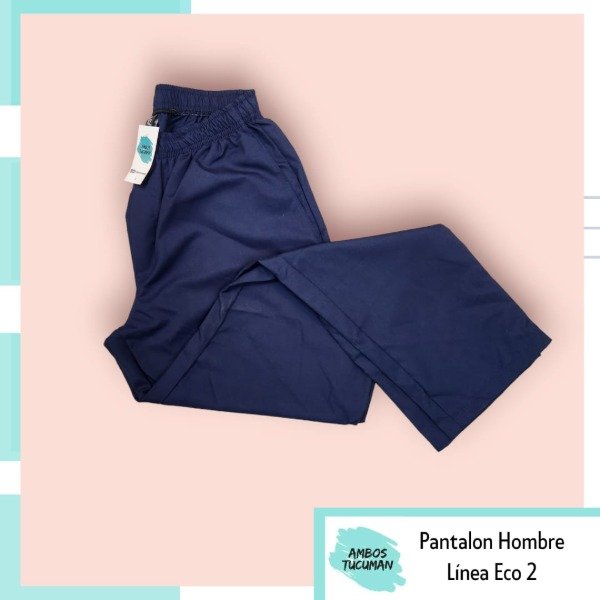 Producto - Pantalon Job 2 Azul Liso