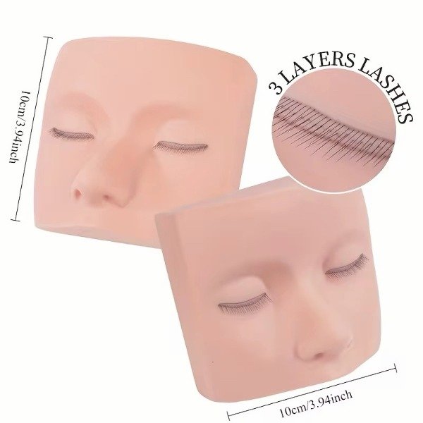 Producto - CARA DE PRACTICA 3 CAPAS DE PESTAÑA