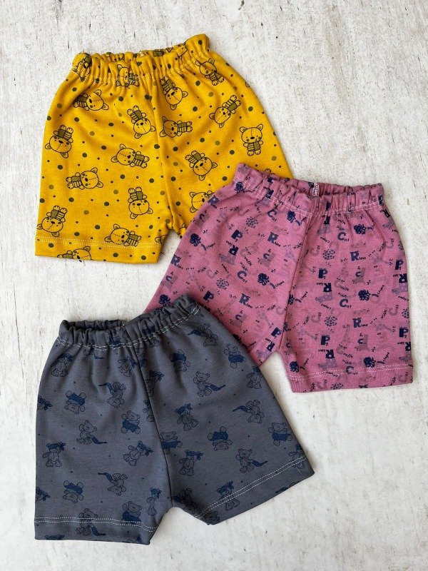 Producto - Short estampado 18/36M pack x4 unid