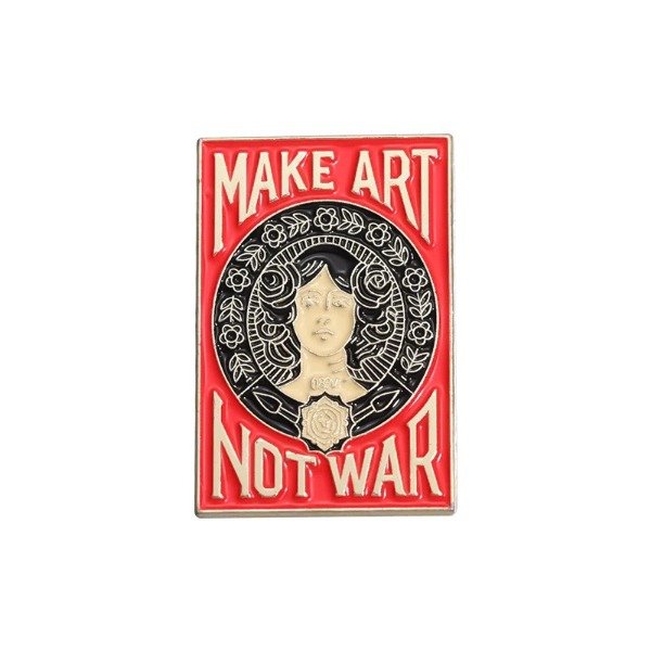 Producto - Pin Arte - Make Art Not War