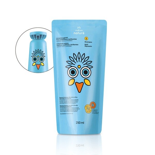 Producto - Repuesto Shampoo para Cabellos Lacios y Ondulados Naturé 250 ml