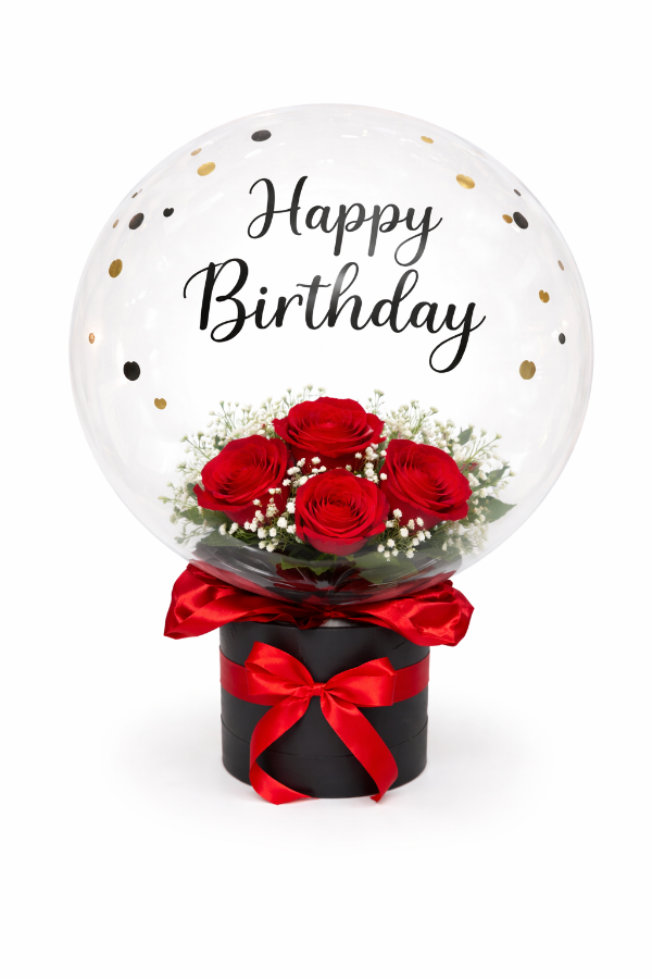 Producto - BURBUJA PERSONALIZADA CON FLORES ENCAPSULADAS