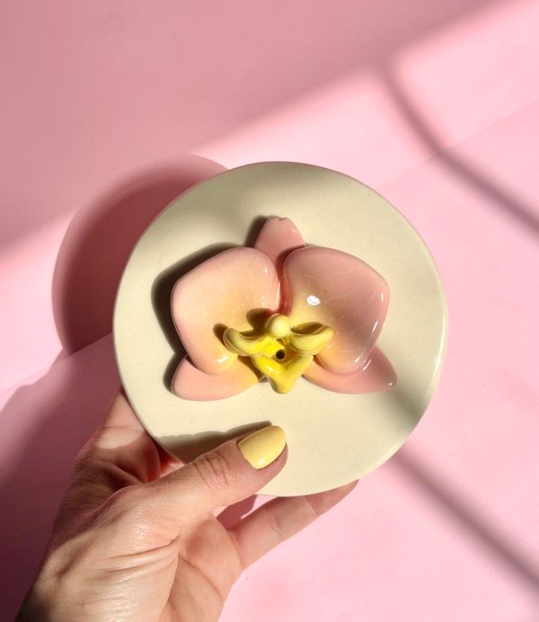 Producto - Portasahumerio Orquidea