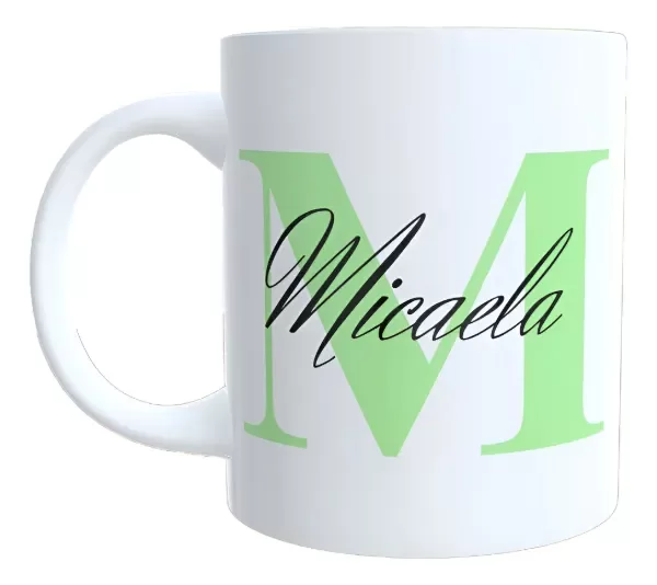 Producto - Taza -  Inicial color con nombre personalizado - 0