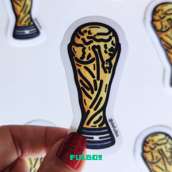 Producto - Sticker Vinilo Copa del Mundo