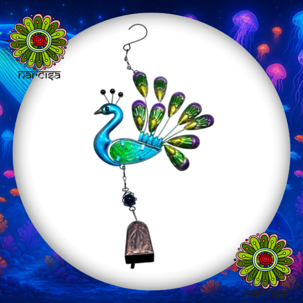 Producto - Movil Pavo Real vitrofusión
