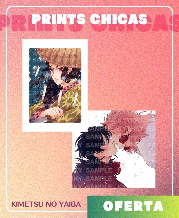 Producto - PRINT CHICA - KIMETSU NO YAIBA (Oferta)