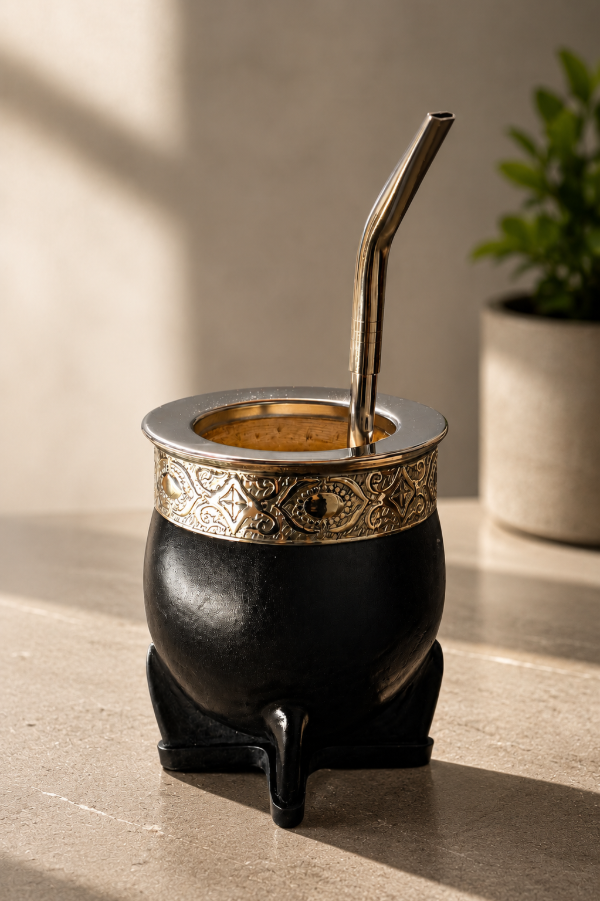 Producto - Mate Imperial Premium Calabaza Seleccionada Alpaca Acero - 0