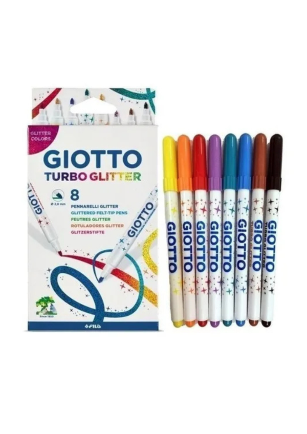 Producto - Marcador GLITTER GIOTTO x8