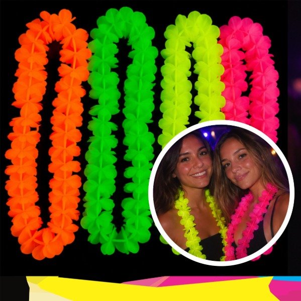 Producto - Collares "hawaiano" fluo varios colores