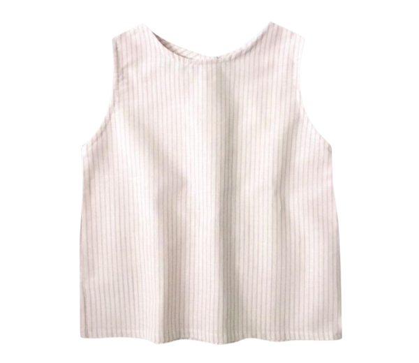 Producto - CAMISA LINO RAYAS ROSAS