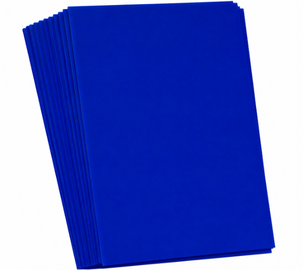 Producto - 100 Folios Matte Genericos - Tamaño Standard 63,5 x 88mm - Color Azul