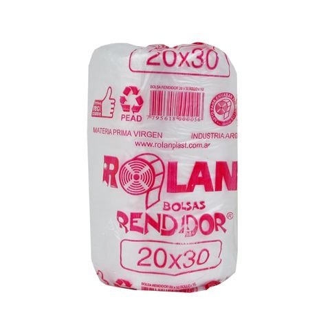 Producto - BOLSA ARRANQUE 20X30CM RENDIDOR CALIDAD ORIGINAL X500 UNIDADES ROLANPLAST