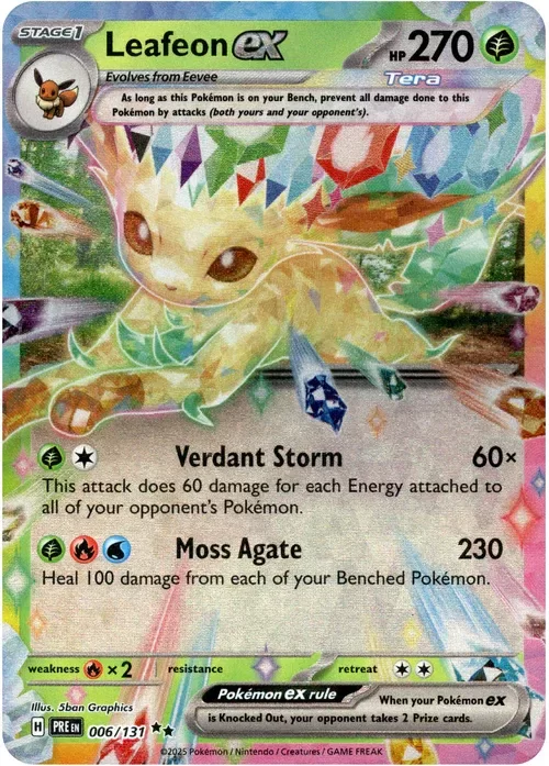 Producto - Leafeon ex - 006/131 - Prismatic Evolutions - Holo