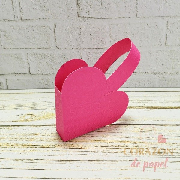 Producto - Plantilla CAJA CARTERITA CORAZON
