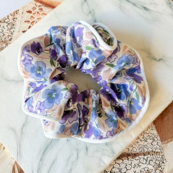 Producto - Scrunchie Primavera Blue