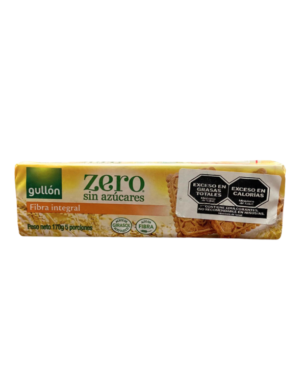 Producto - GALLETITAS SIN AZÚCAR FIBRA INTEGRAL GULLON 170G