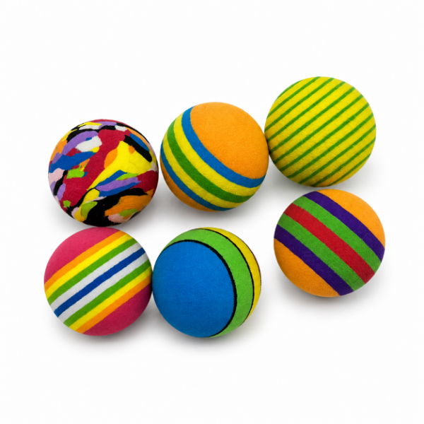 Producto - Pack 6 Pelotas Gato 3.5cms