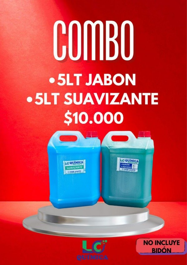 Producto - COMBO JABON ECO Y SUAVIZANTE X 5 LITRO