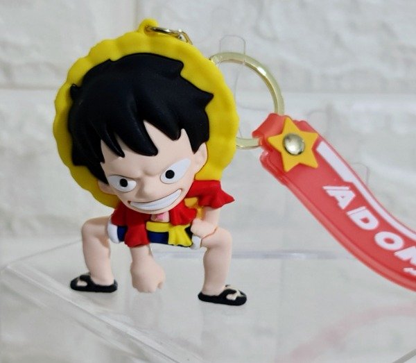 Producto - Llavero One Piece Luffy 2da marcha Goma 3D