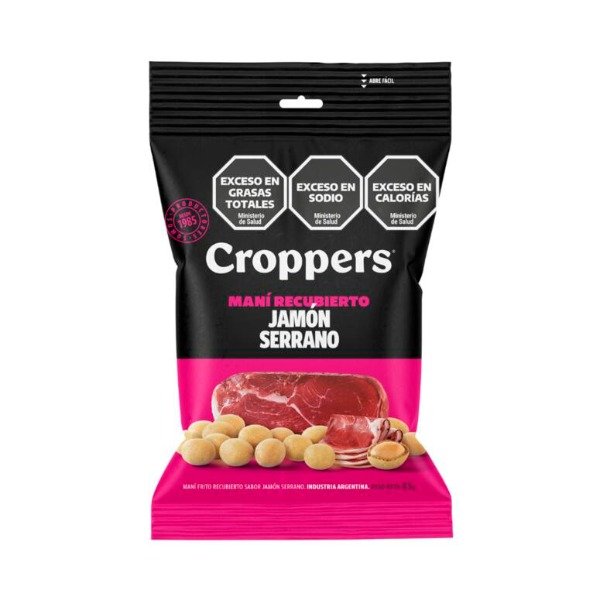 Producto - Mani recubierto Jamon Serrano x 85gr CROPPERS