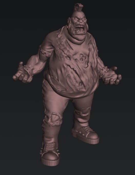 Producto - Zombie Urbano 4 (Gordo punkie)