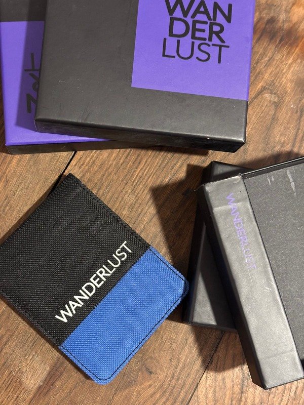 Producto - Billetera Wanderlust Azul