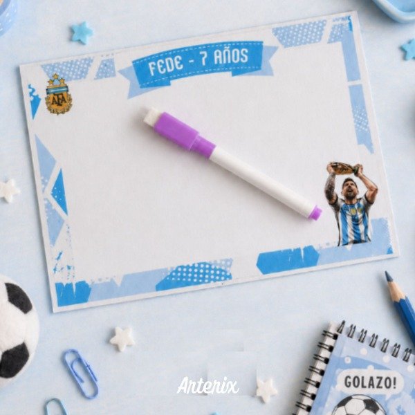 Producto - Pizarra A5 reutilizable personalizada para souvenirs - 2
