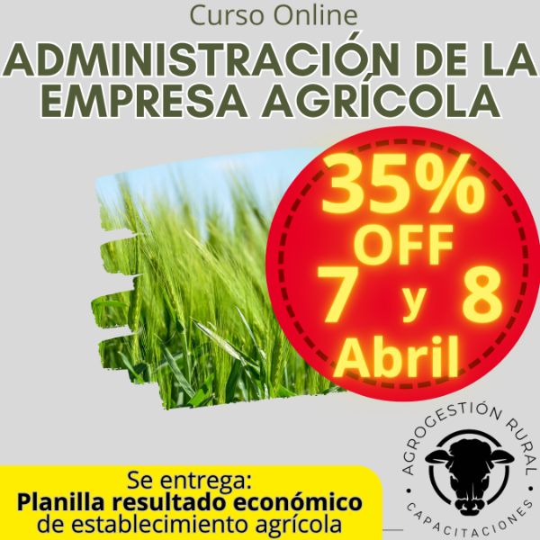 Producto - Curso Online Administración de la empresa agrícola