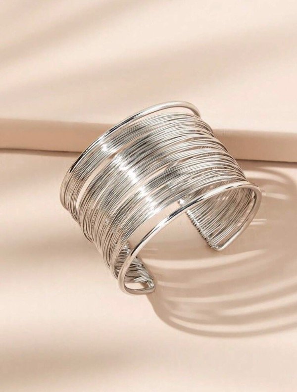 Producto - BRAZALETE CRISTINE PLATEADO - 0