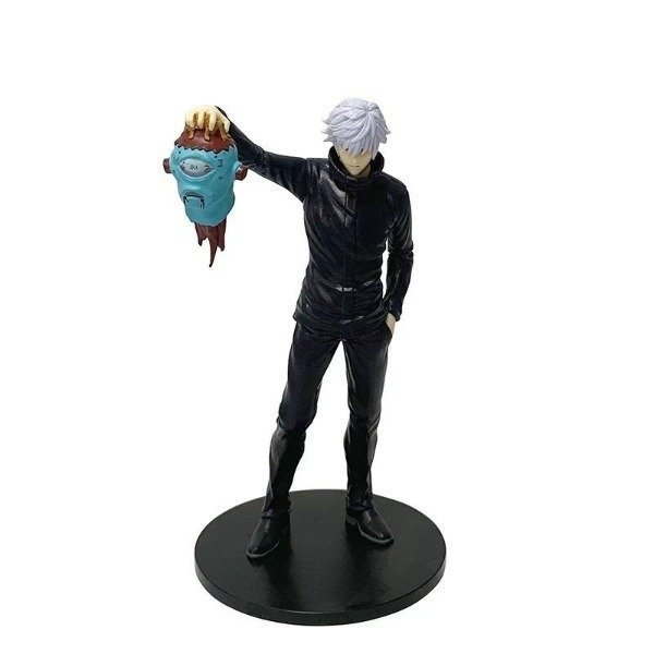 Producto - Figura de Gojo - sosteniendo cabeza de demonio - Jujutsu Kaisen