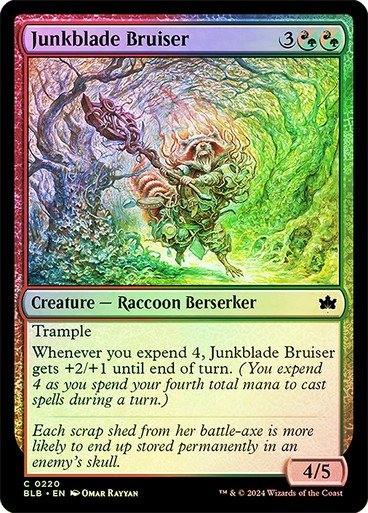 Producto - Junkblade Bruiser Foil  Bloomburrow