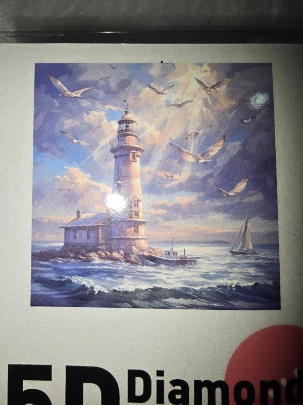 Producto - DIAMOND PAINTING 30X30 FARO RAYOS SOLARES