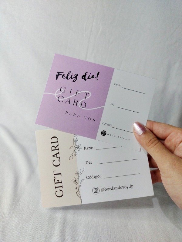 Producto - GIFT CARD