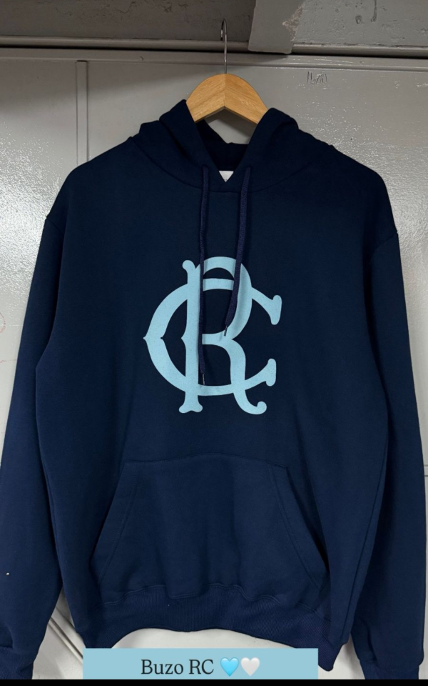 Buzo canguro azul rc