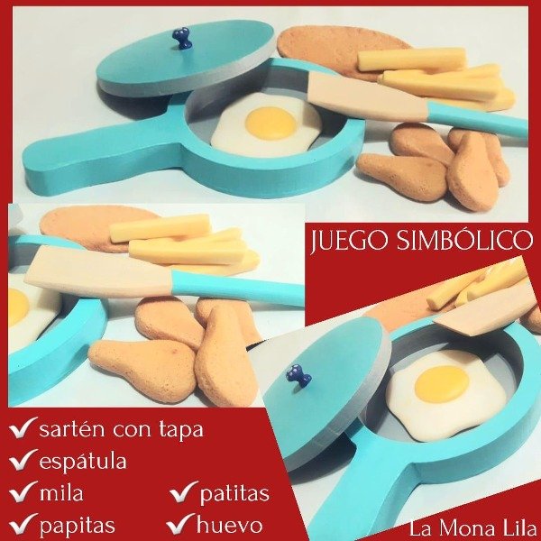 Producto - Sartén y Comidita para Jugar