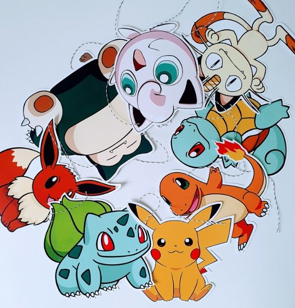 Producto - Pokemon Set X 3 Guirnaldas Banderin + Guirnalda - 3