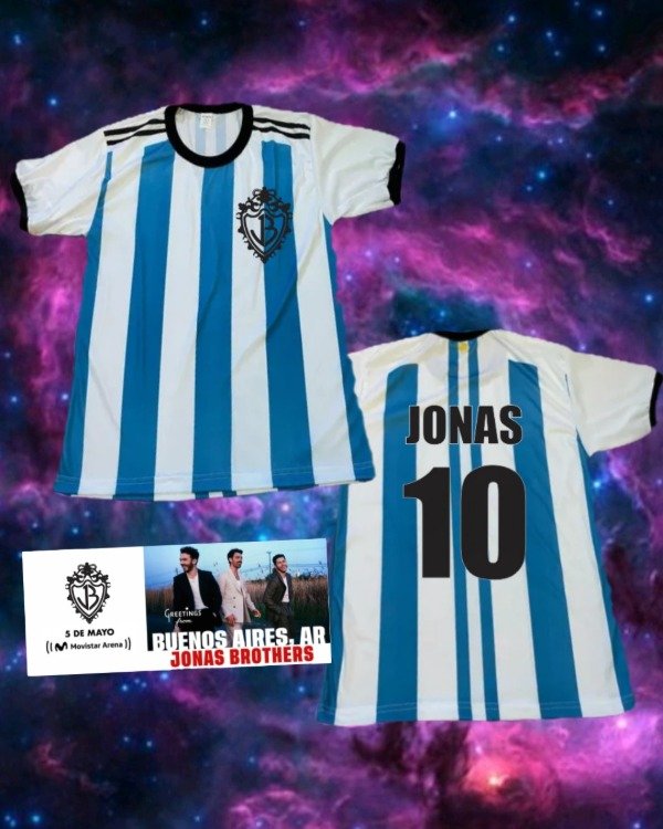Producto - Remera Jonas + Entrada de recuerdo