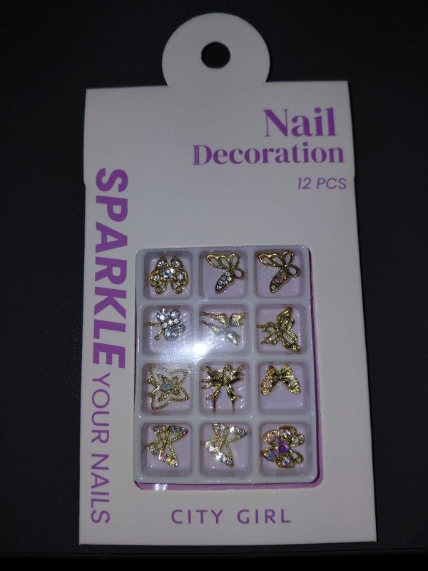 Producto - DIJE MARIPOSA CITY GIRL 12 PCS