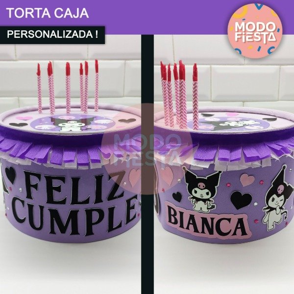 Producto - Fiesta Box Kuromi con alfajores